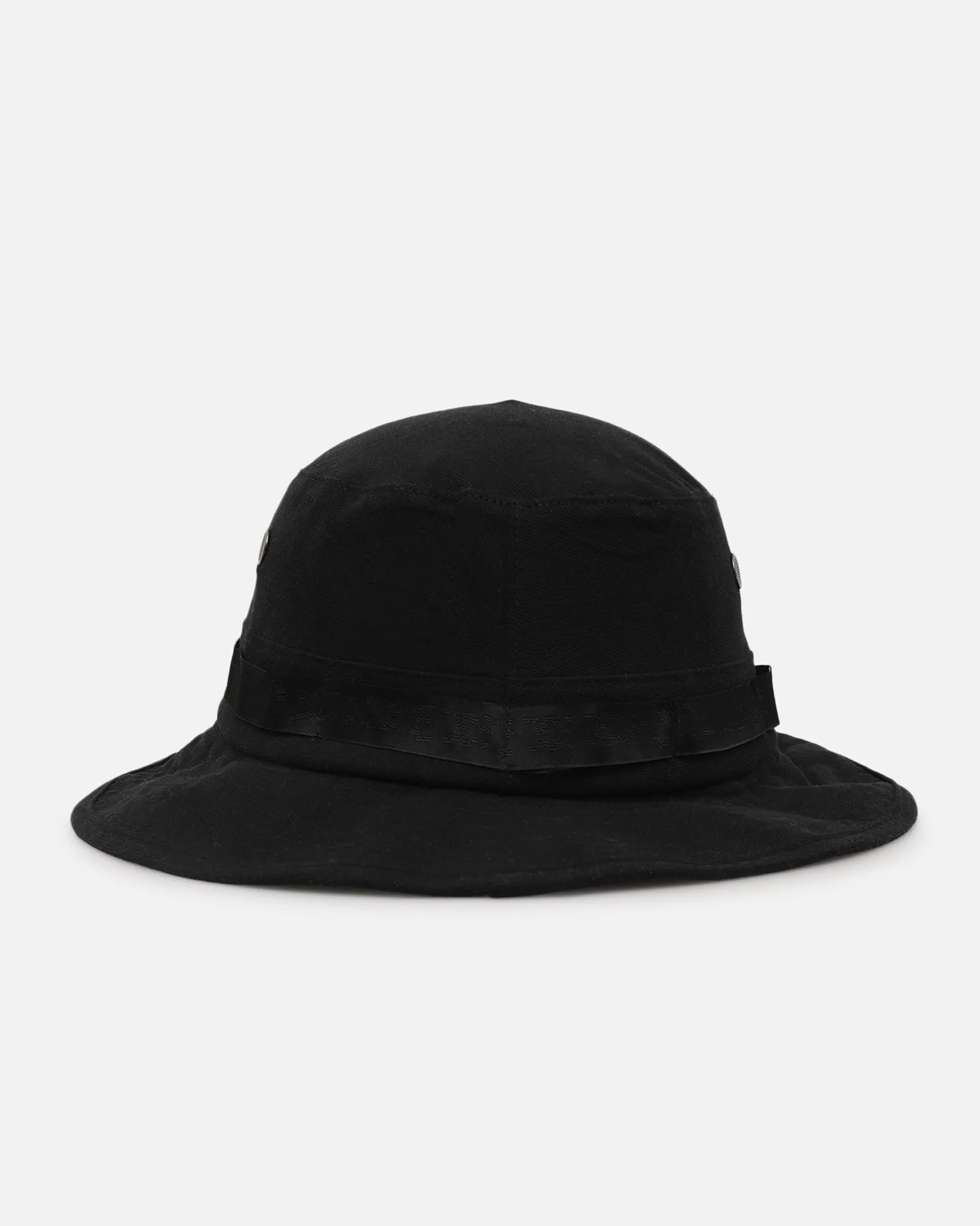 S Double Mid-Block Boonie Bucket Hat Black