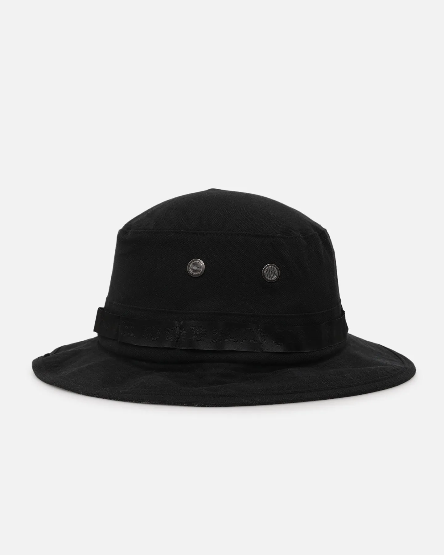 S Double Mid-Block Boonie Bucket Hat Black