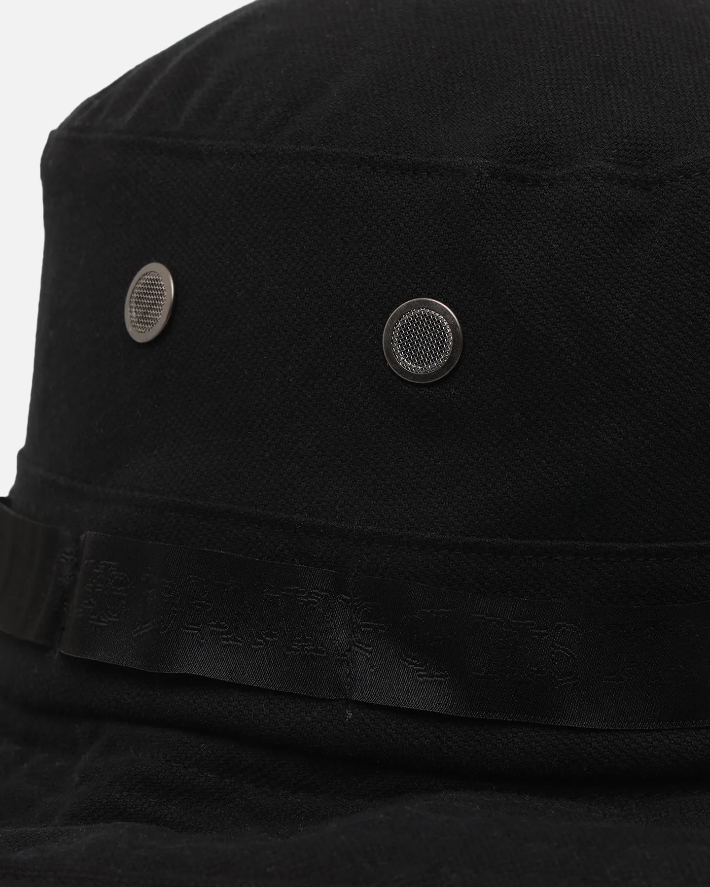 S Double Mid-Block Boonie Bucket Hat Black