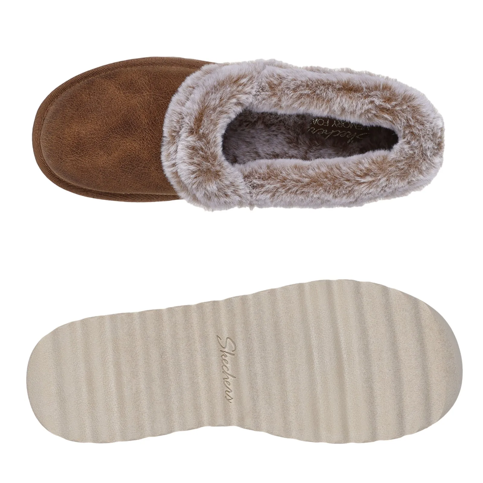 Skechers Ladies Cozy Up Slippers