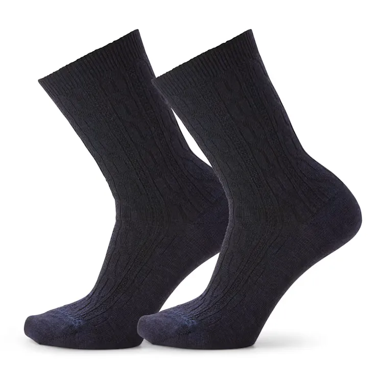 Smartwool Everyday Cable Crew 2-Pack Socks / Deep Navy Heather