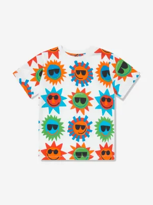 Stella McCartney Boys Sunshine Print T-Shirt in White