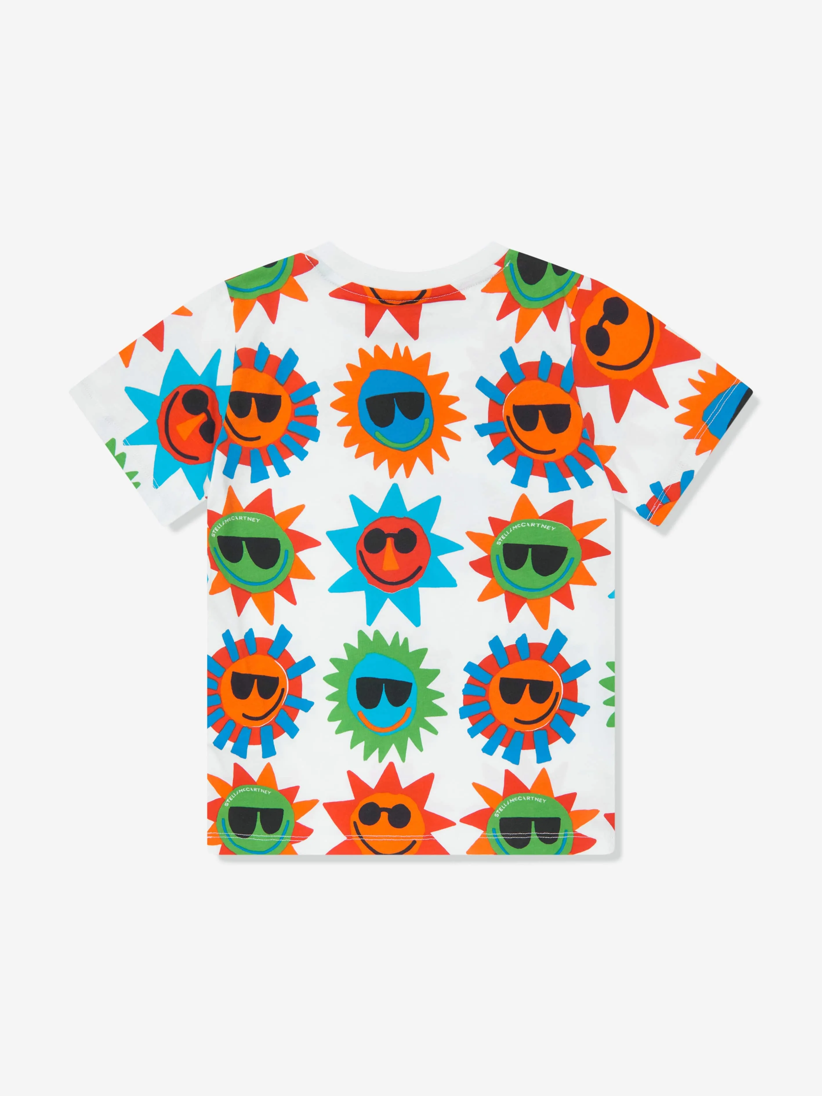 Stella McCartney Boys Sunshine Print T-Shirt in White