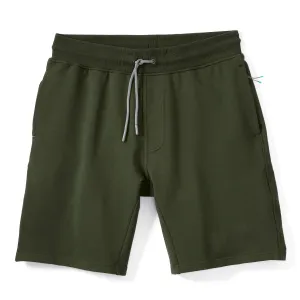 Storm Cotton Sweat Short in Pine