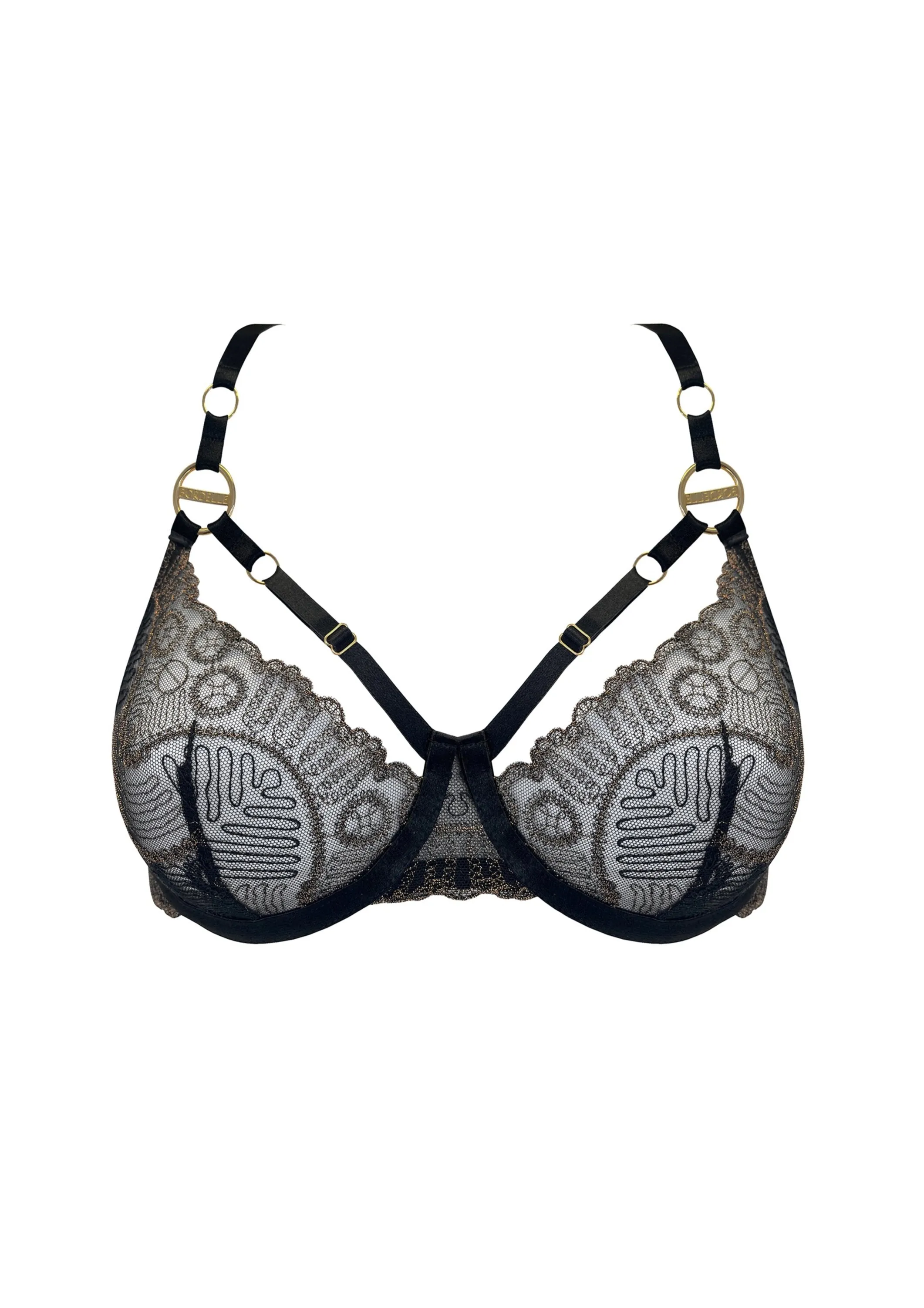 Tierra Balconette Bra Black