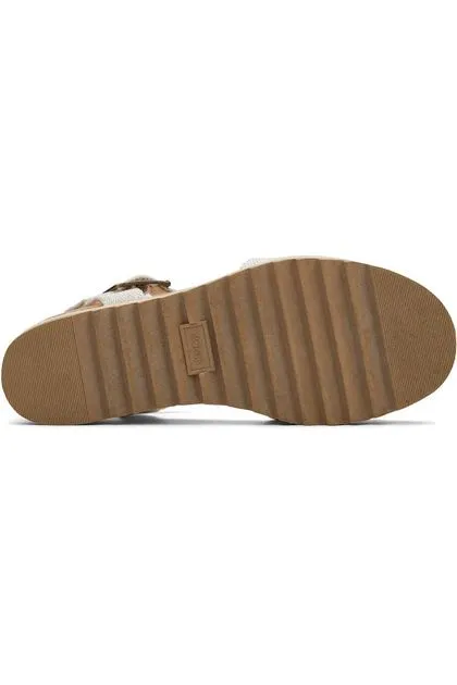 Toms Footwear Diana Wedge Sandal Natural