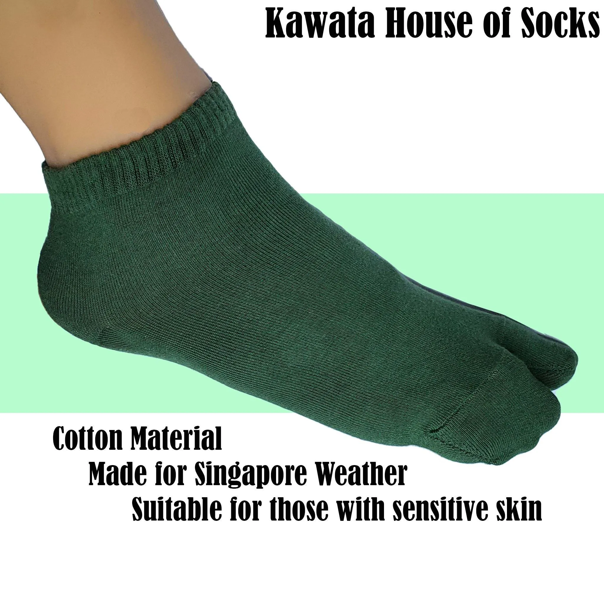 Two Toe Ankle Socks / Tabi Ankle Socks