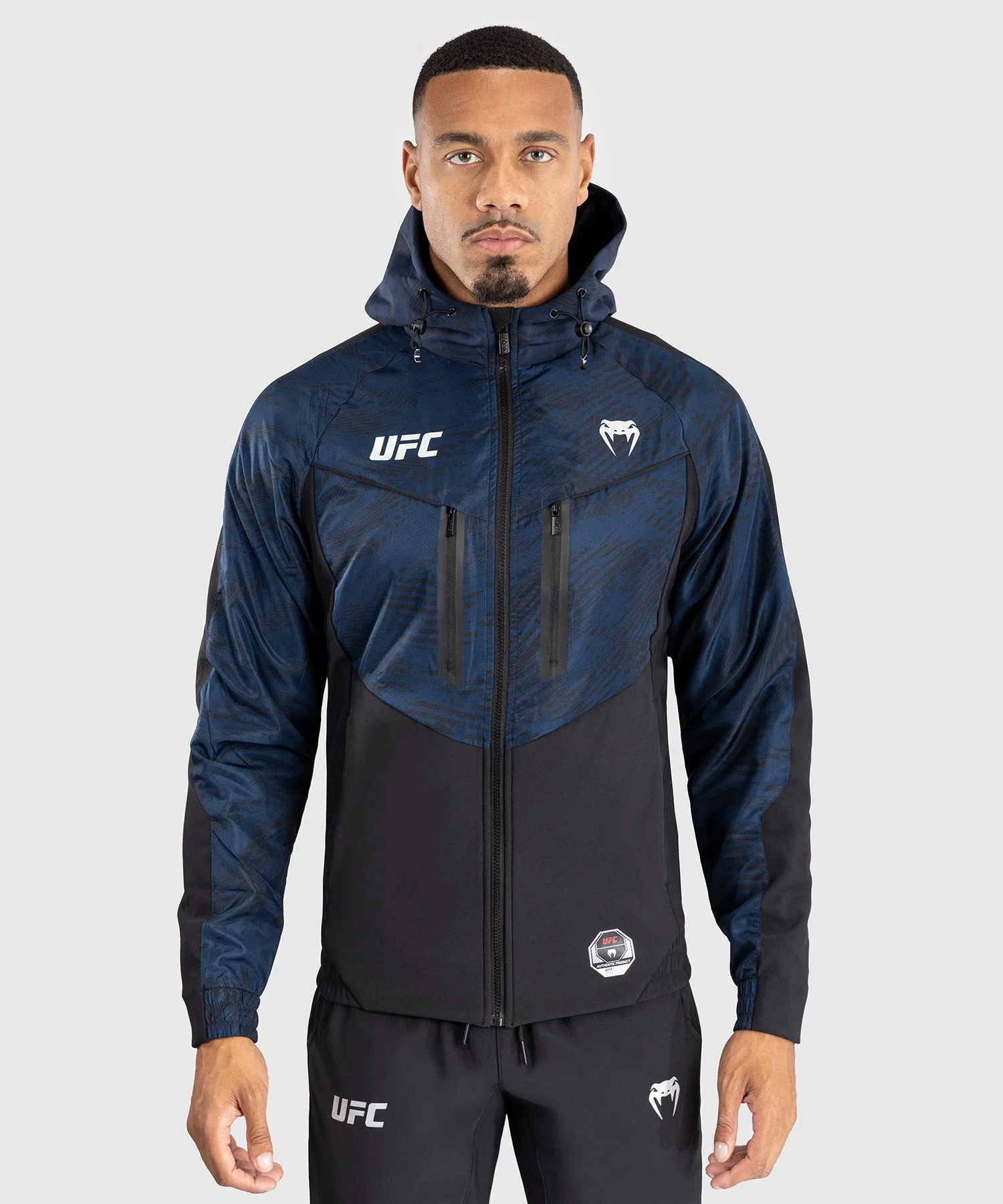 UFC Fusion by Venum Fight Week Men’s Zip Hoodie - Oceanic Blue