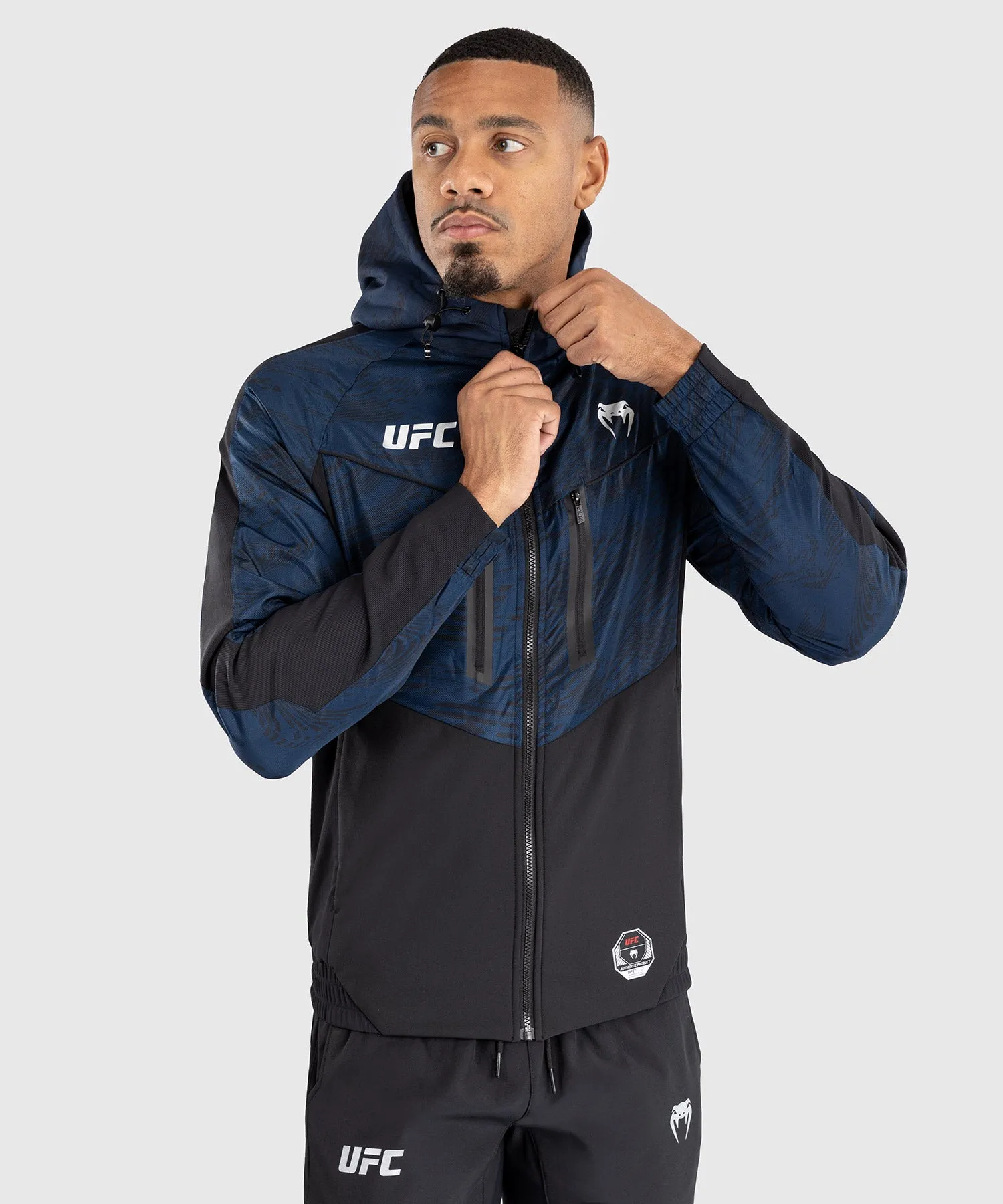 UFC Fusion by Venum Fight Week Men’s Zip Hoodie - Oceanic Blue