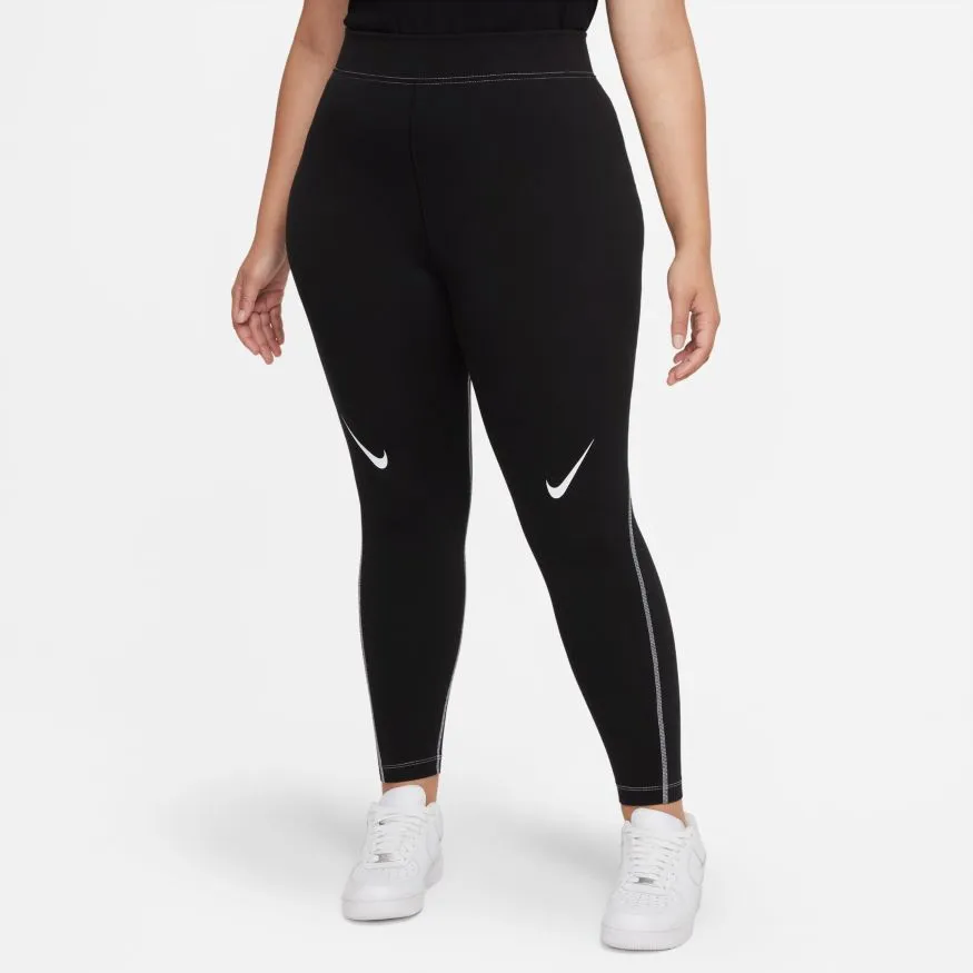 W NSW SWOOSH LEGGINGS "BLK"