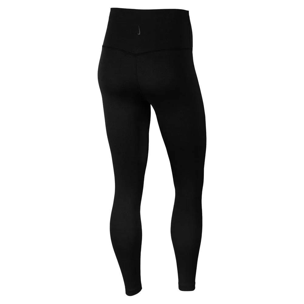 Women's 7/8 Yoga Tights Black and Dark Smoke Grey