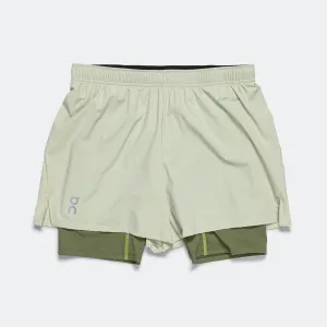 Womens Pace Shorts × Distance - Chalk